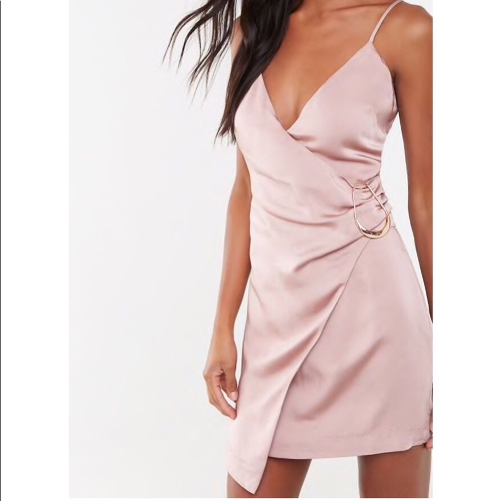 Satin cami dress-Forever 21, Medium